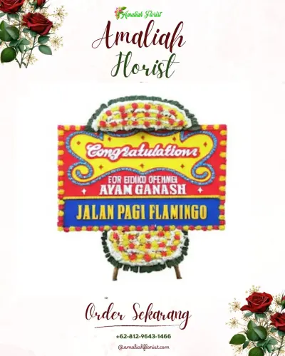 Bunga Papan Congratulation di Walitelon Selatan